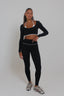 The empower HER legging - Black, sport legging, sport set, matching set.