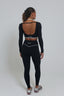 The empower HER legging - Black, sport legging, sport set, matching set.