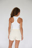 SHE & HERS, High quality, Essential, Tank Top, Basics, White / Cream