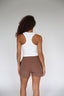 SHE & HERS, High quality, Essential, Tank Top, Basics, White / Brown